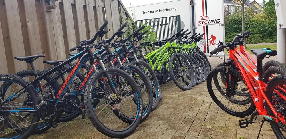 Huurfietsen klaargezet